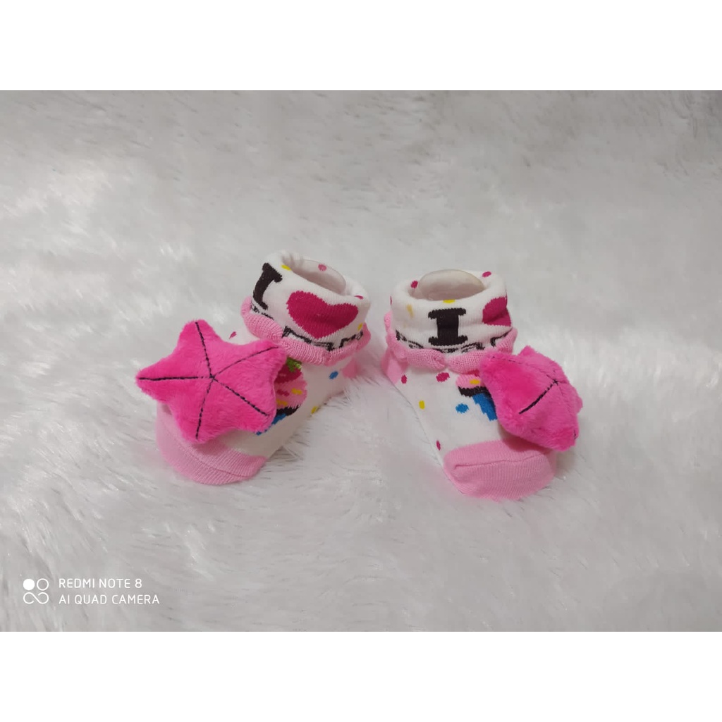 [ JB99 ] Kaos Kaki Baoer Beier Bayi Boneka Baby Sock Lucu Anti Slip