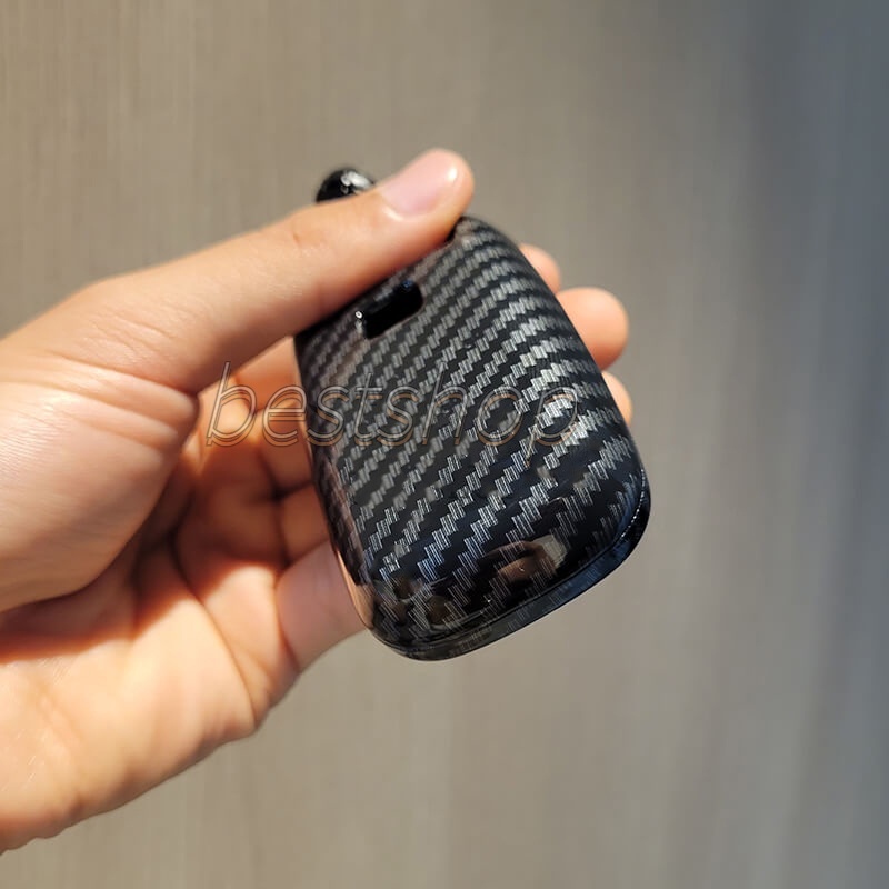 Remote Key Carbon Fiber Case Key Cover Pelindung Case Untuk Toyota Veloz Raize Avanza2022