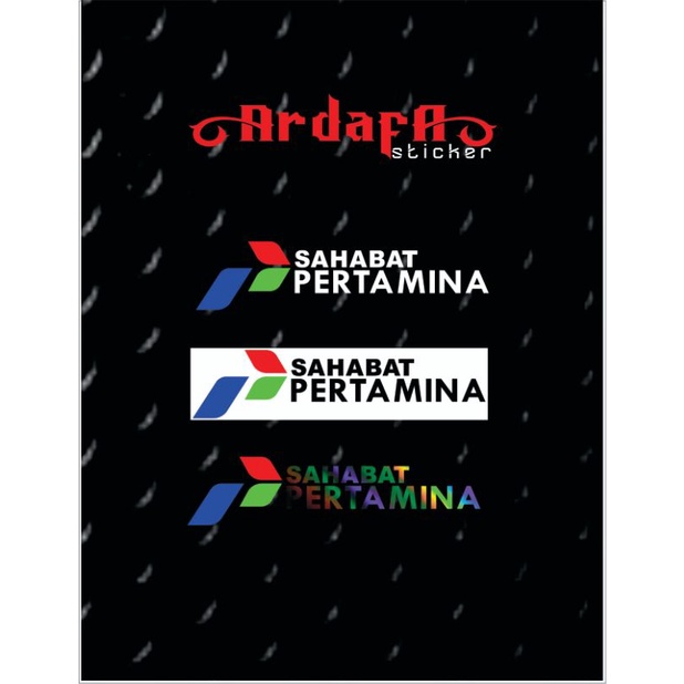 Stiker Sahabat Pertamina Sticker cutting