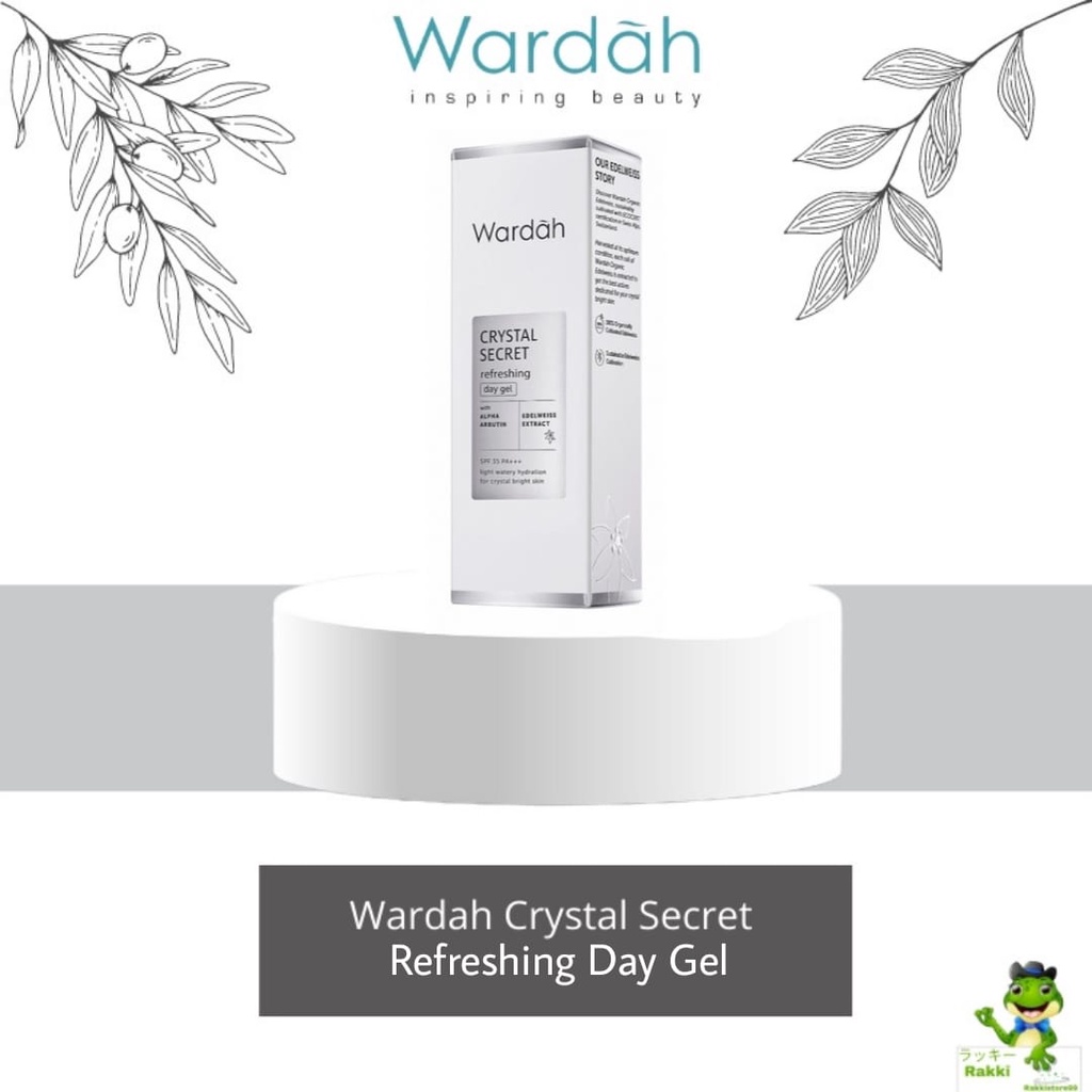 ❣️Rakkistore99❣️ Wardah Crystal Secret Resfreshing Day gel Spf 35 PA+++ 15ml