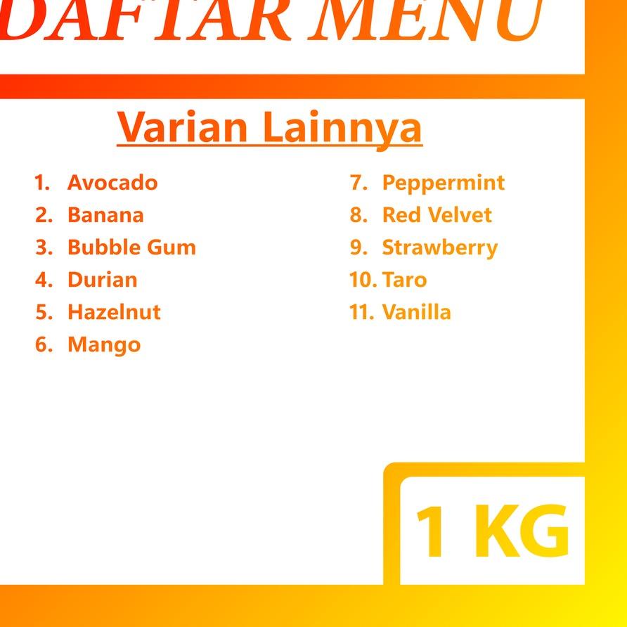 

SALE!!FELHAN - Bubuk Minuman / Bubble Drink Rasa Cappucino (1000 gram)|KD6