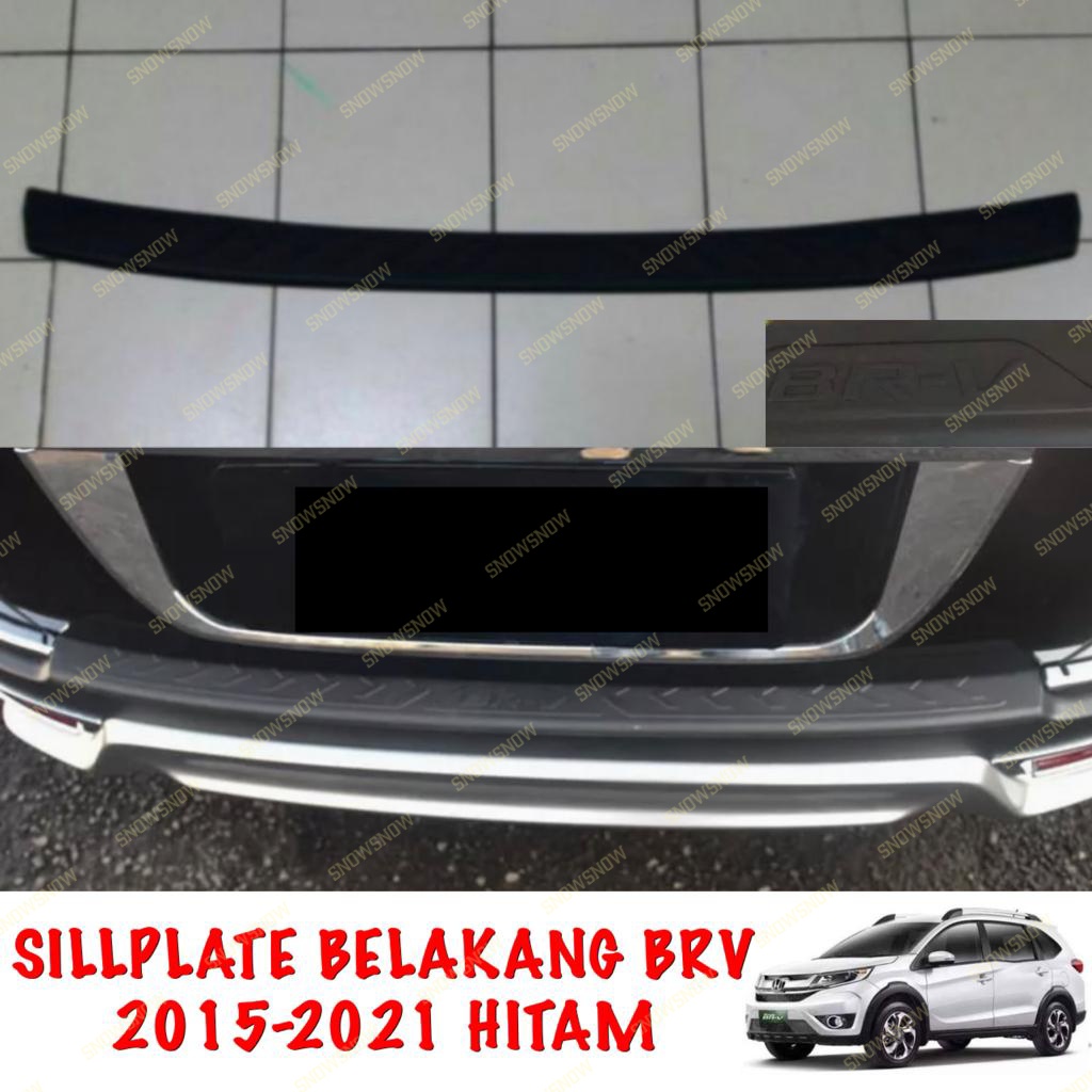 Sillplate Belakang Mobil BRV 2016 2021 Hitam