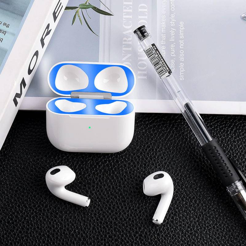 Stiker Cover Pelindung Anti Debu / Gores Untuk AirPods Pro 2 2022 / 3pro / 2 / 1