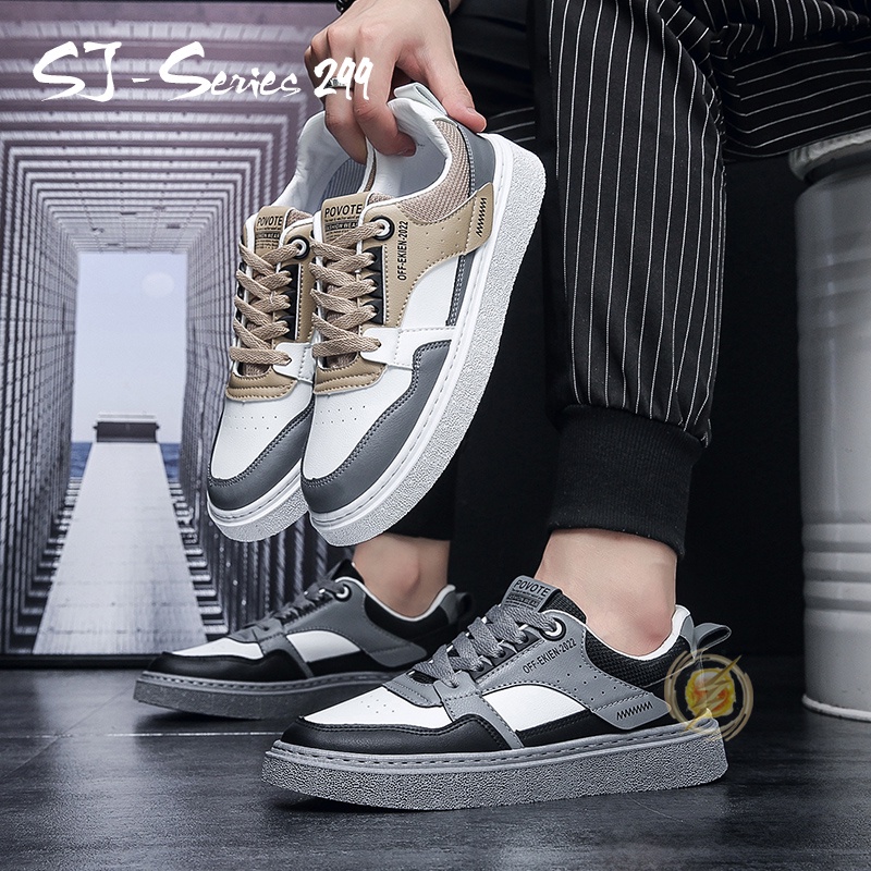 [JWALK] Sepatu Sneakers Pria Kasual Trendy Formal atau Santai Kualitas Import Premium -299