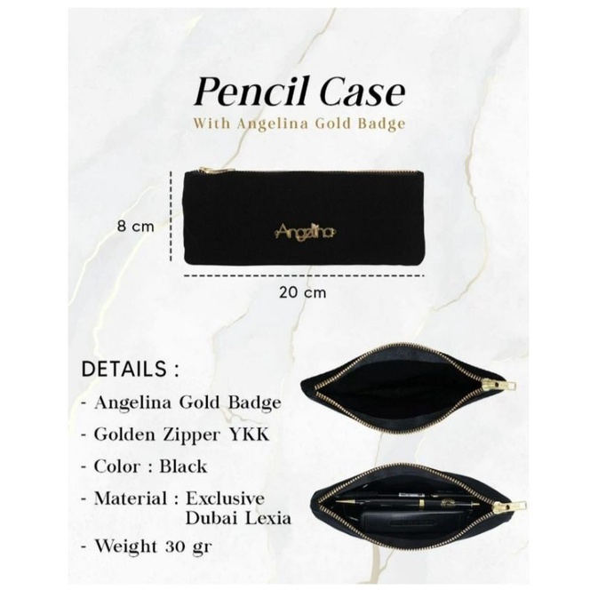 

Bucket hat, Pencil case black by Atelier Angelina