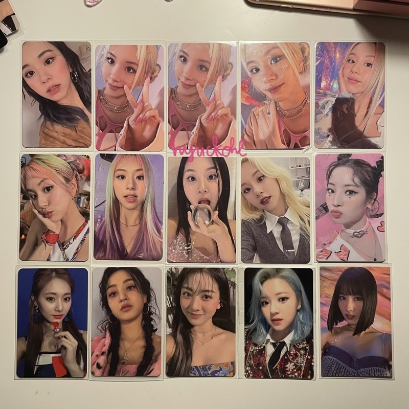 PC PHOTOCARD TWICE FOL TOL EWO LUCKY DRAW DVD AKIK FANCY CHAEYOUNG JIHYO MOMO JEONGYEON SANA NAYEON 