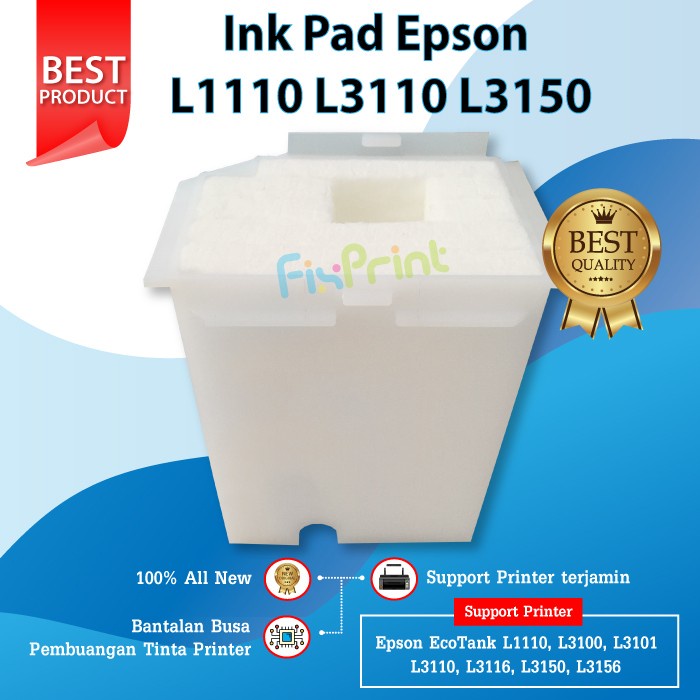 Sparepart Busa Ink Pad Epson L3110 L1110 L3150 Pembuangan Tinta Printer L4150