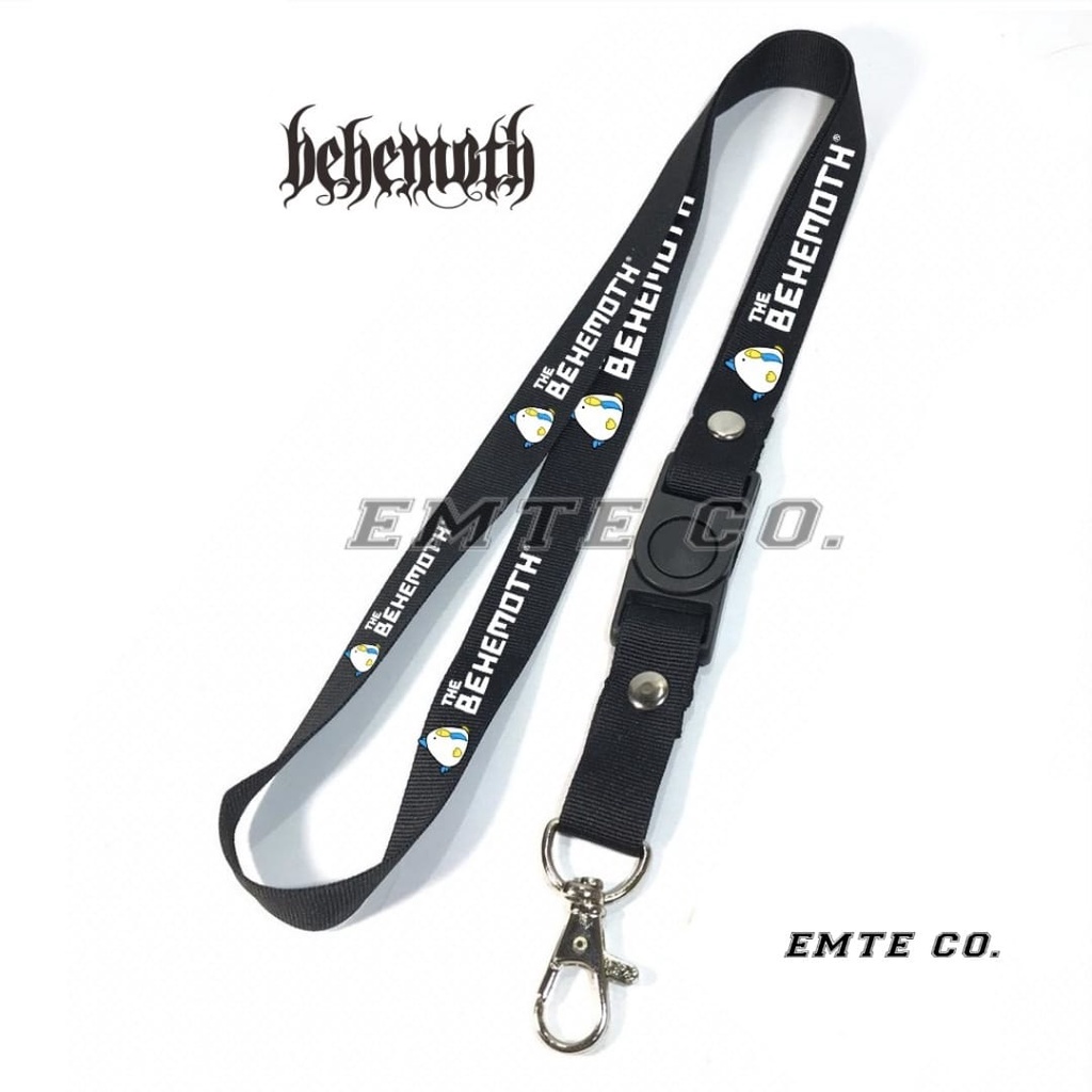 

Tali Lanyard BAND Behemoth DEATH METAL / POLANDIA / POLAND GANTUNGAN KUNCI/GANTUNGAN ID CARD/GANTUNGAN POD Best seller COD