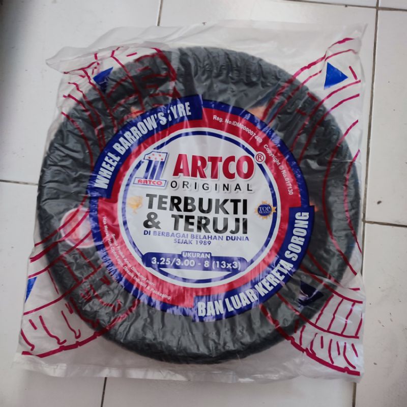 Ban Luar ARTCO Arco 13 x 3 Roda Gerobak Kereta Pasir Dorong Sorong