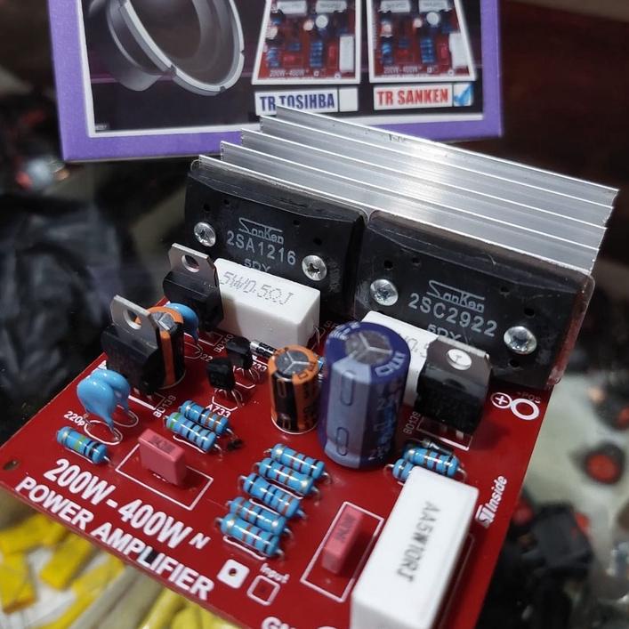 Langsung Atc power 400 watt lengkap transistor SANKEN + Pendingin