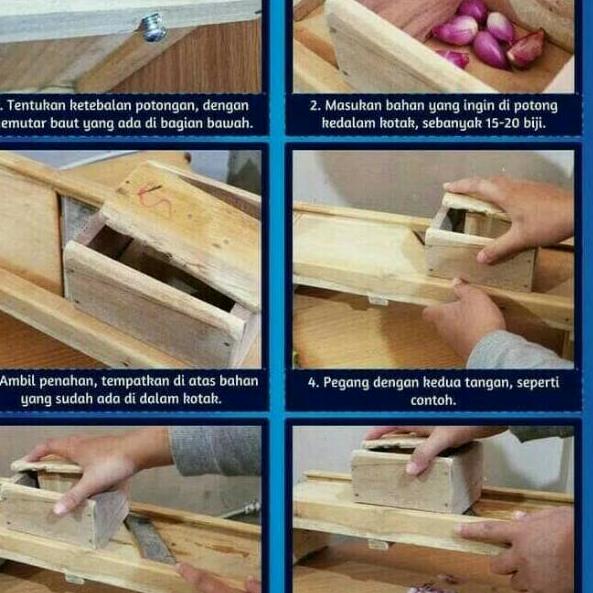 Siap Kirim--PARUTAN SERBA GUNA / PARUTAN BAWANG / PARUTAN KENTANG DARI KAYU