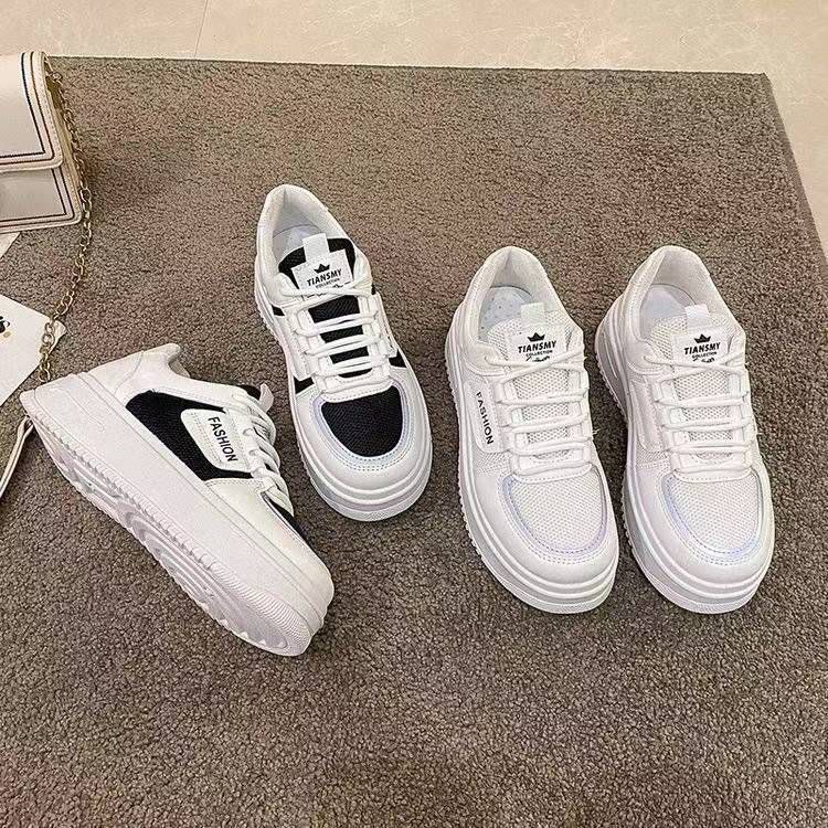 Free Box Sneakers Wanita Import Sneakers Korea Sepatu Snekers Wanita Trend NS A608