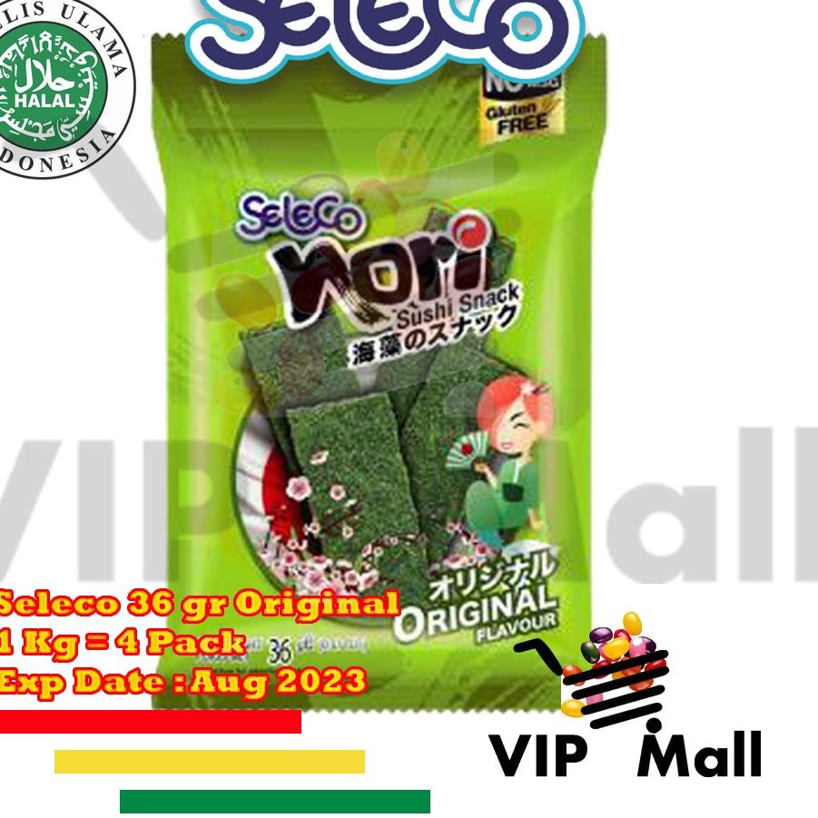 

trxBb0B5--VIP MALL SELECO NORI 36 gr SEEWEED (Rumput Laut)