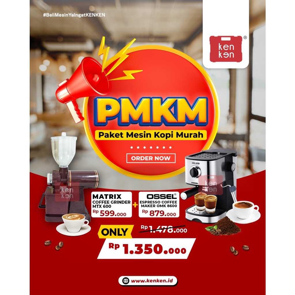 PAKET MURAH Mesin Gilingan Kopi Espresso Kopi Coffee Grinder Giling kopi Bubuk Mesin Latte