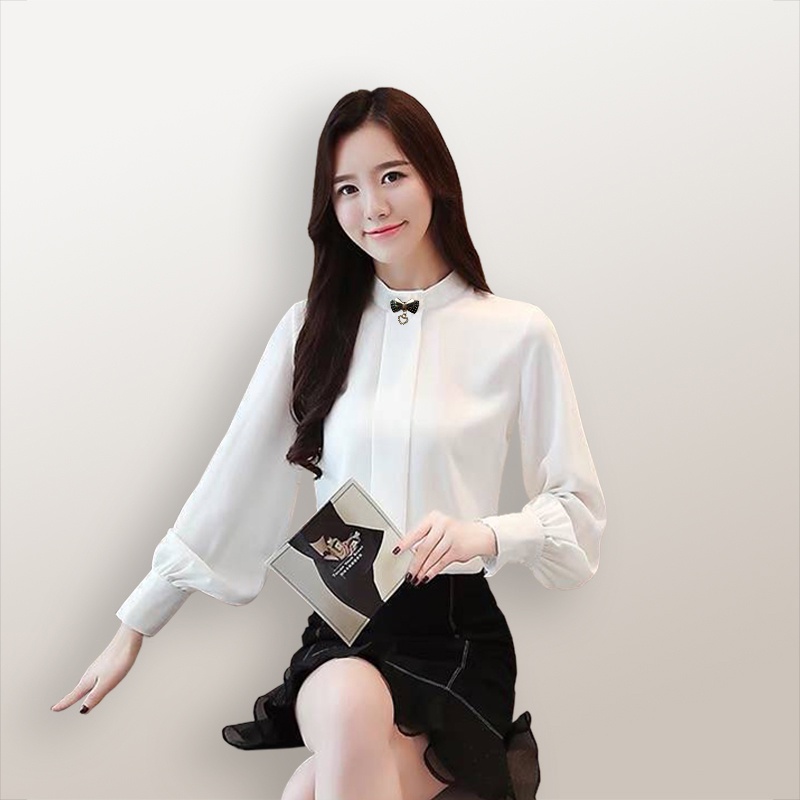 Blus lengan Panjang Wanita Gaya Korea Model Terbaru - XSHOP New Harina