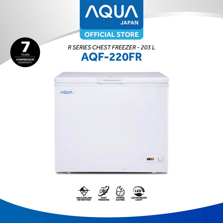 Freezer Box Aqua AQF220FR / Chest Freezer Aqua AQF 220FR 203liter