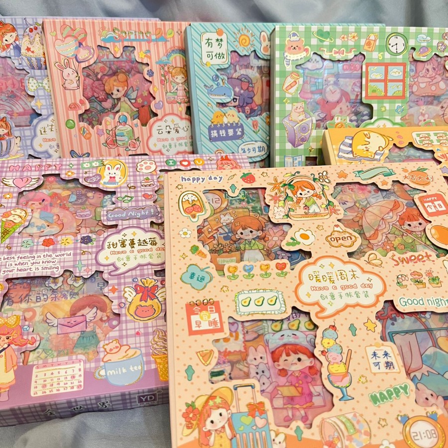 

BOX STICKER SENMU ISI 32 LBR MOTIF CUTE IMUT MOTIF LITTLE GIRL LUCU PAKET STICKER ANTI AIR HADIAH KADO LUCU BOKS UNIK ANAK KUALITAS IMPORT PREMIUM BISA COD