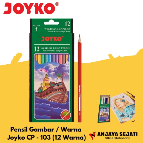 

Pensil Warna Joyko | Pensil Gambar CP - 103 | Satuan