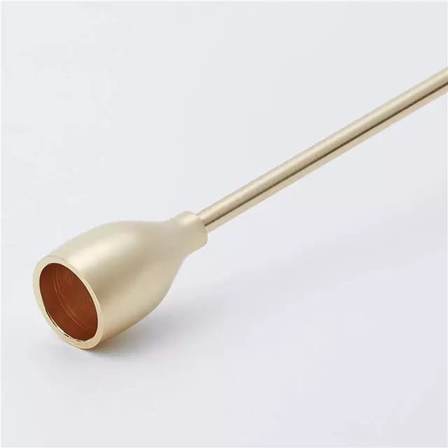 Tempat Lilin Metal Steel Gold Minimalis SET ISI 3 PCS