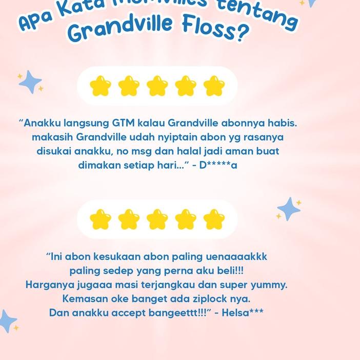 

FREE ONGKIR!Grandville Abon SAPI Crunchy Triple Pack Spicy|SQ5