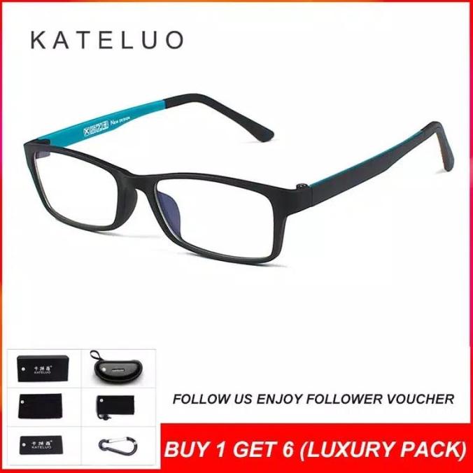 Kacamata Kateluo Original Pria Wanita Anti Radiasi Blue Ray