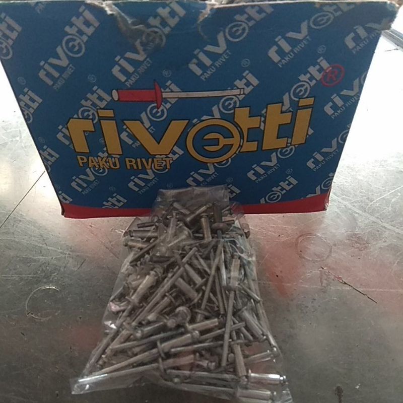 Paku rivet eceran 3,2mm 4,0mm 423, 429, 435, 440, 450,  537, 540, 550
