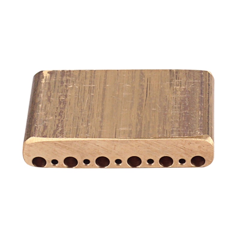 Blok Bridge Tremolo Bahan Kuningan Gaya Vintage Ukuran 2-1 / 16 Inch Untuk Aksesoris Alat Musik Gitar