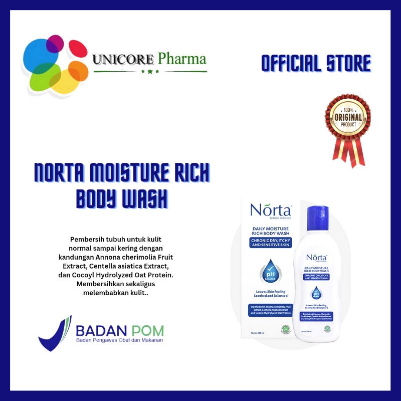 Jual norta moisture rich body wash / body wash Shopee Indonesia