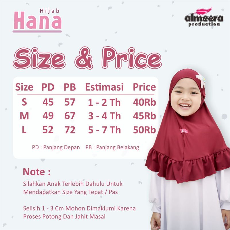 Hijab Anak Hana By Quensha M