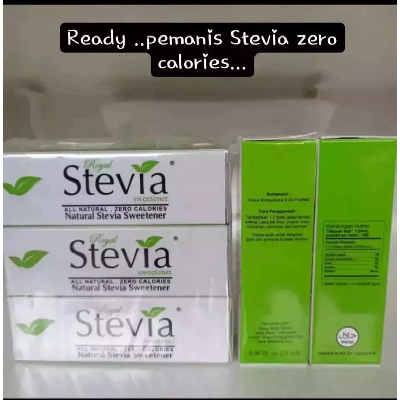 

pemanis Stevia 15ml / gula Stevia /pemanis pengganti gula / pemanis 0 kalori / gula diet / pemanis diet /gula diabetes