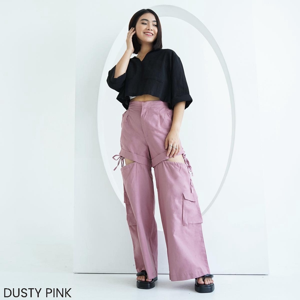 Pants Pocket Klara Celana Panjang Wanita