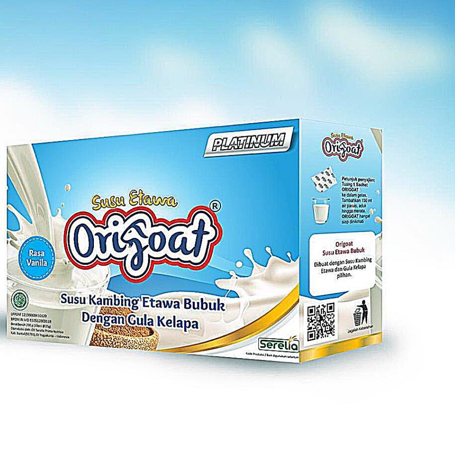 

Terbaik Origoat Susu Etawa Platinum 10 Sachet @25GR grosir