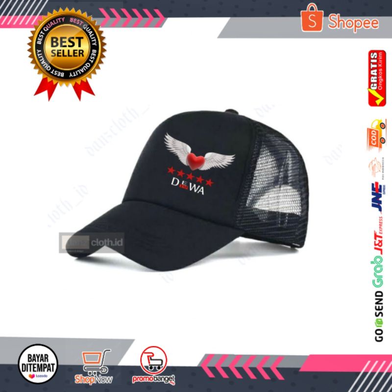 Topi Jaring Pria Dewasa Dewa 19 - Trucker Dewa 19 Premium Murah