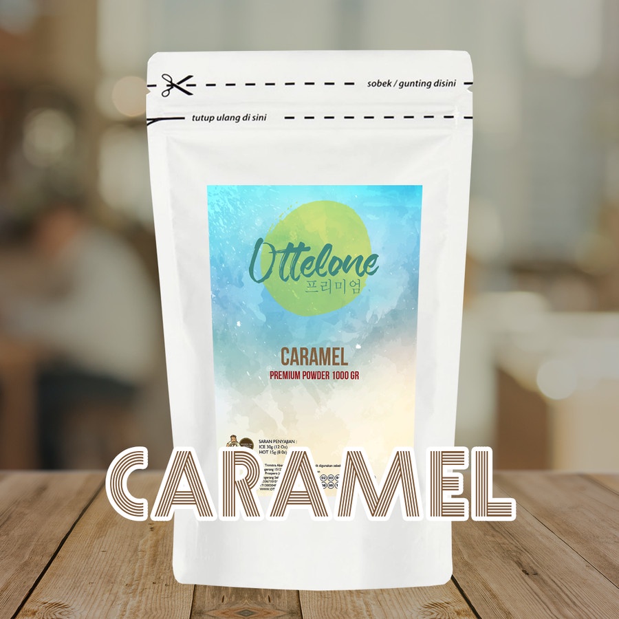 

Powder CARAMEL 1000gr Bubuk Minuman Premium Merk OTTELONE