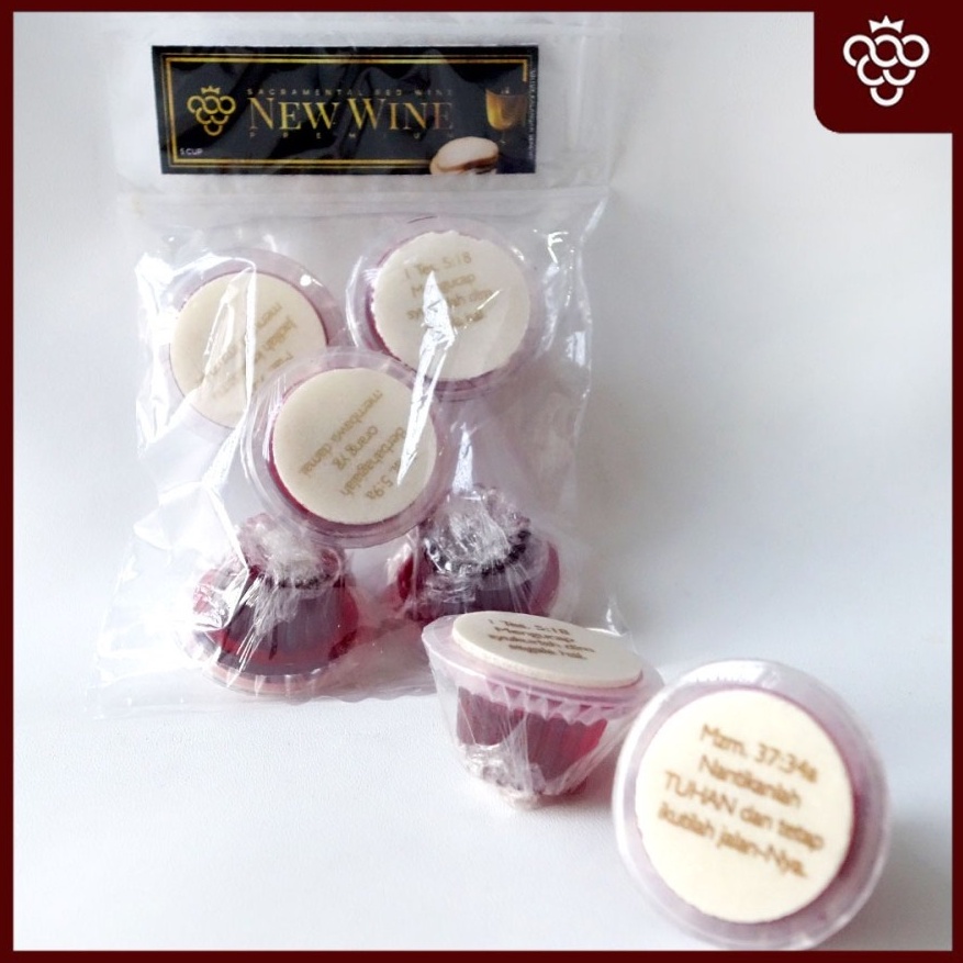 

Paket Minuman Perjamuan Gereja Premium Isi 5 + Hosti Ayat