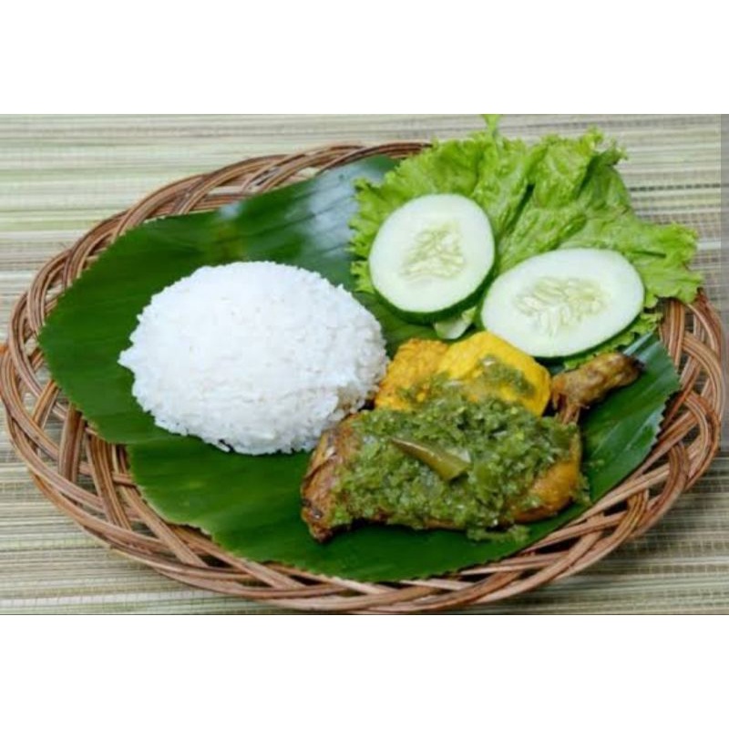 

ayam penyet sambal ijo