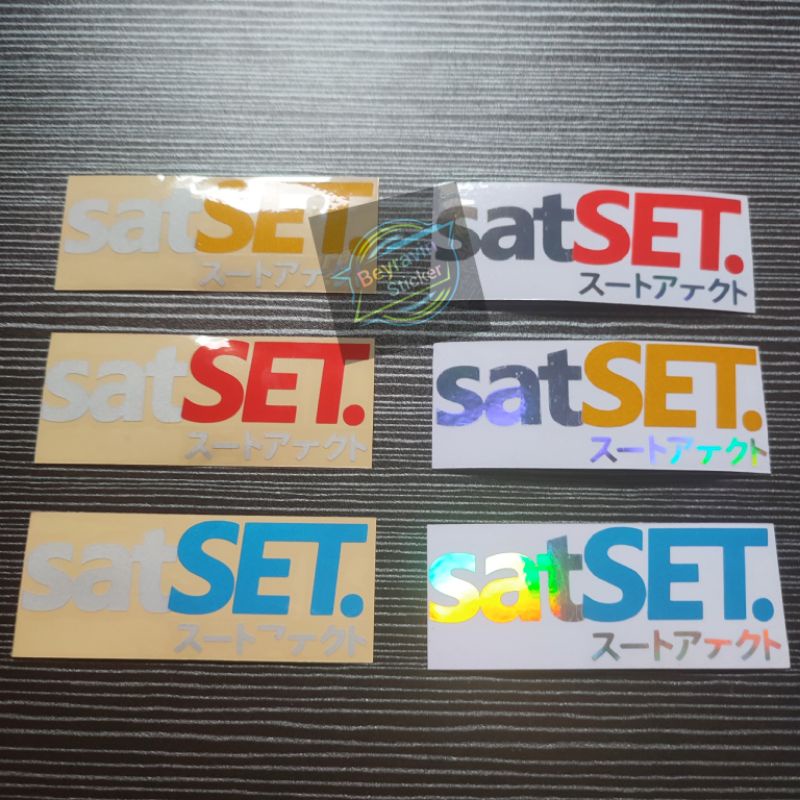 STICKER KANJI SATSET CUTTING