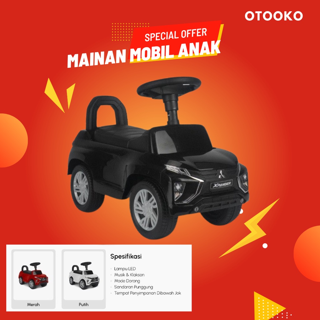 Mainan Mobil Anak laki laki perempuan mobil mobilan drong duduk 2-5 Tahun ToloCar Expander K602 B C PMB