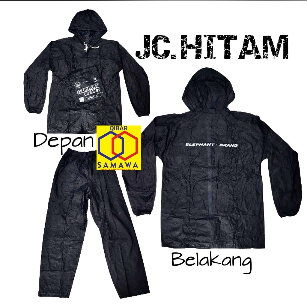 Jas Hujan DEWASA Jaket Celana Elephant Brand HEMAT