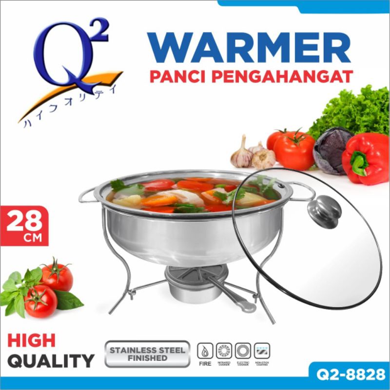 Warmer stove panci penghangat prasmanan q2 8828