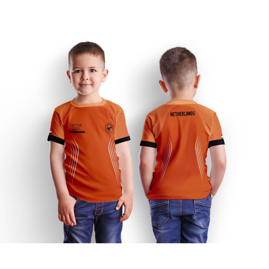Baju Jersey Anak BELANDA Fullprint Sublime Custom 06