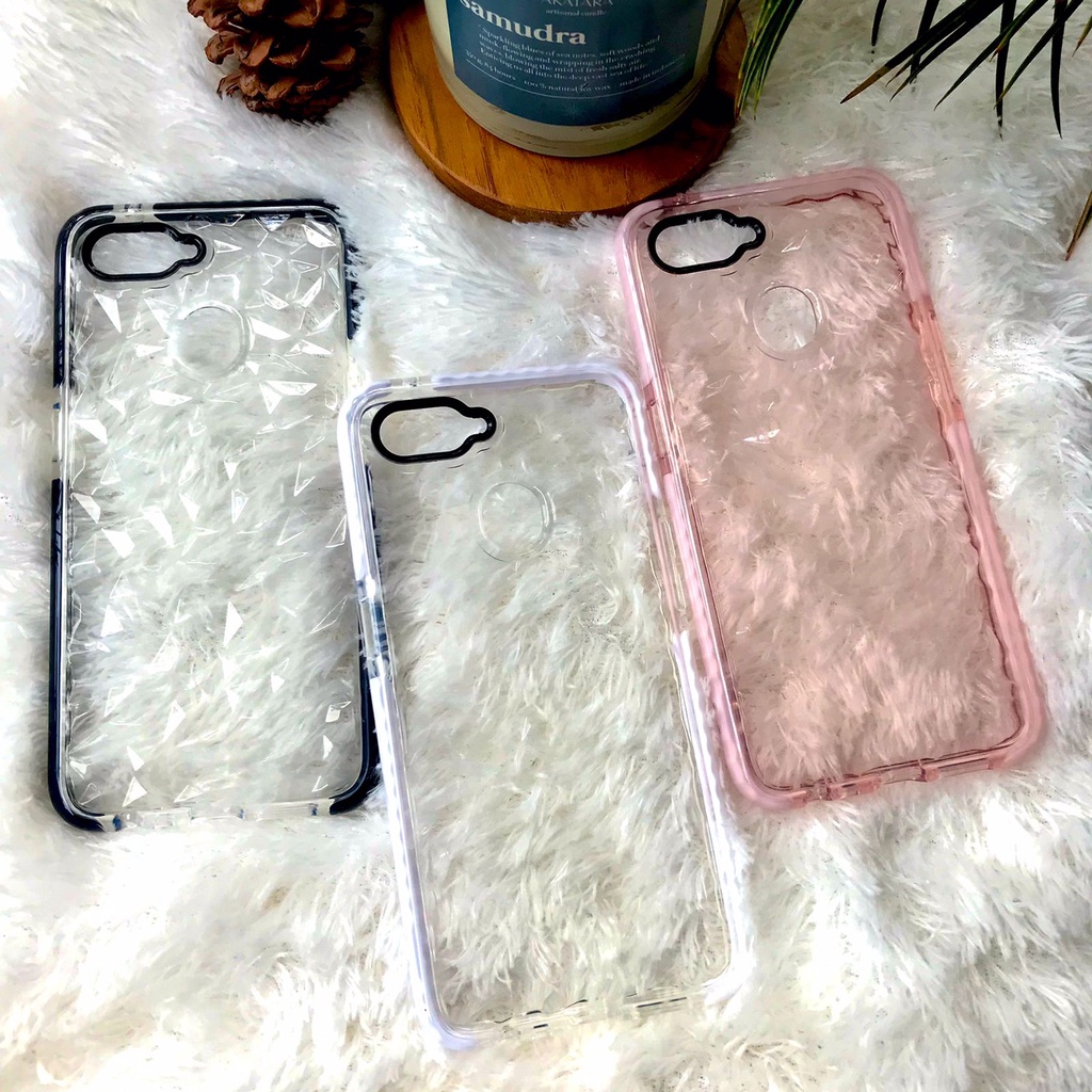 Diamond Softcase vivo y71 y91 y93 y95 v9 v15 pro s1 redmi note 8 pro y91c pocophone x3