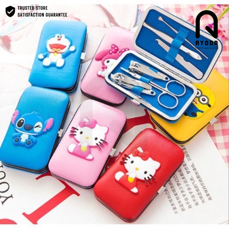 Menicure Pedicure Set Karakter 7in1