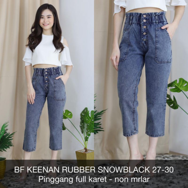 BOYFRIEND KEENAN RUBBER JEANS SK 4