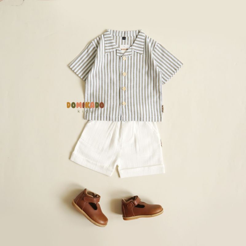 Little Arash | LOYE Short Pants | Celana pendek anak bahan linen