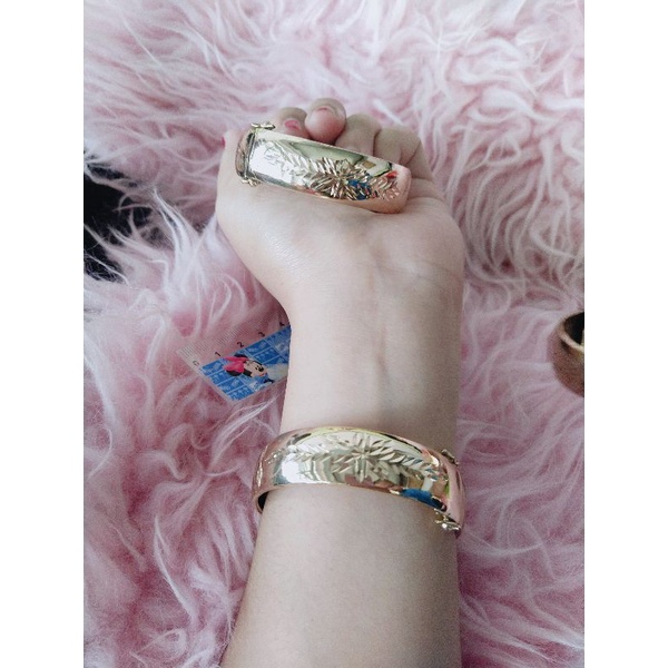 Gelang SWASA Bangkok Besar Jumbo 15mm Awet dan Persis Emas Asli Batik Halus