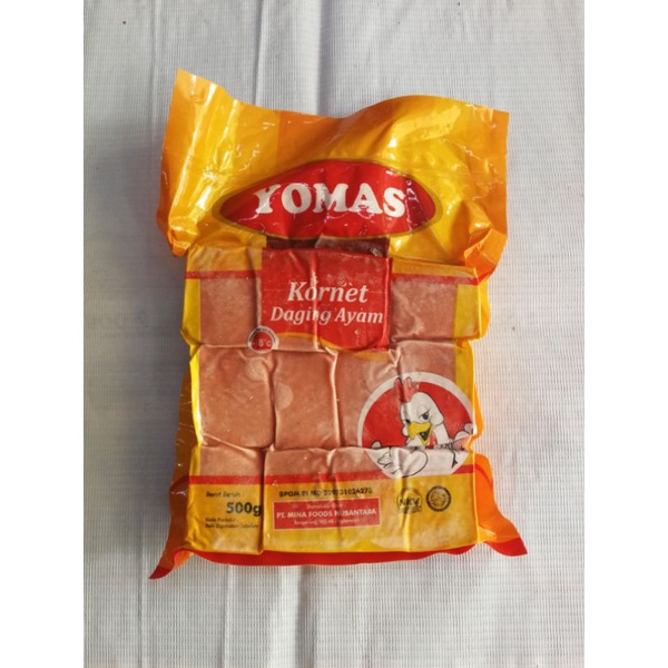 

Yomas cornet daging ayam 500g Kornet ayam