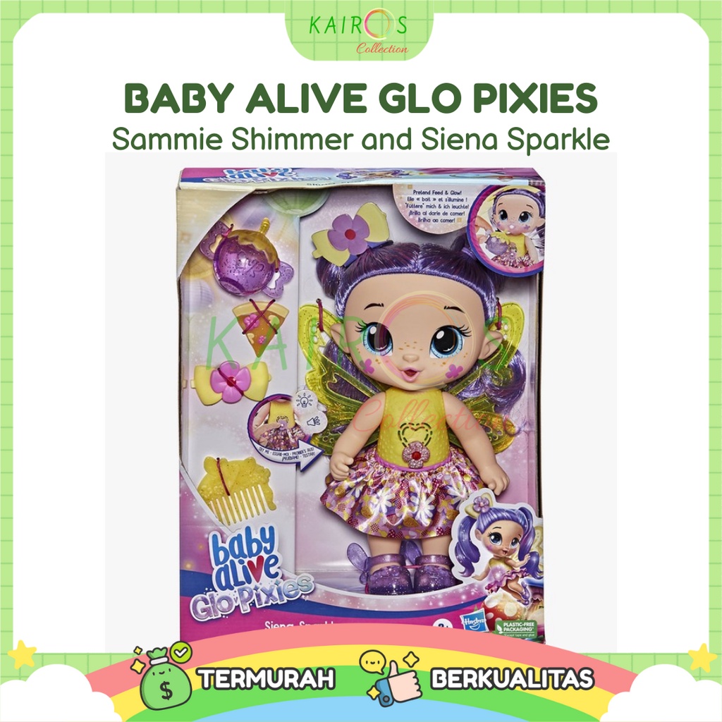 Baby Alive Glo Pixies Doll Siena Sparkle