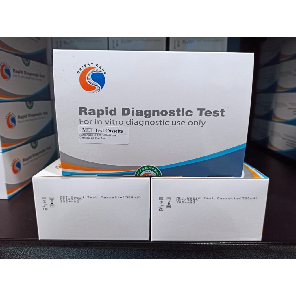 Rapid Drug Test Orient Gene AMP-MOP-THC-MET-BZO-COC Cassette isi 25