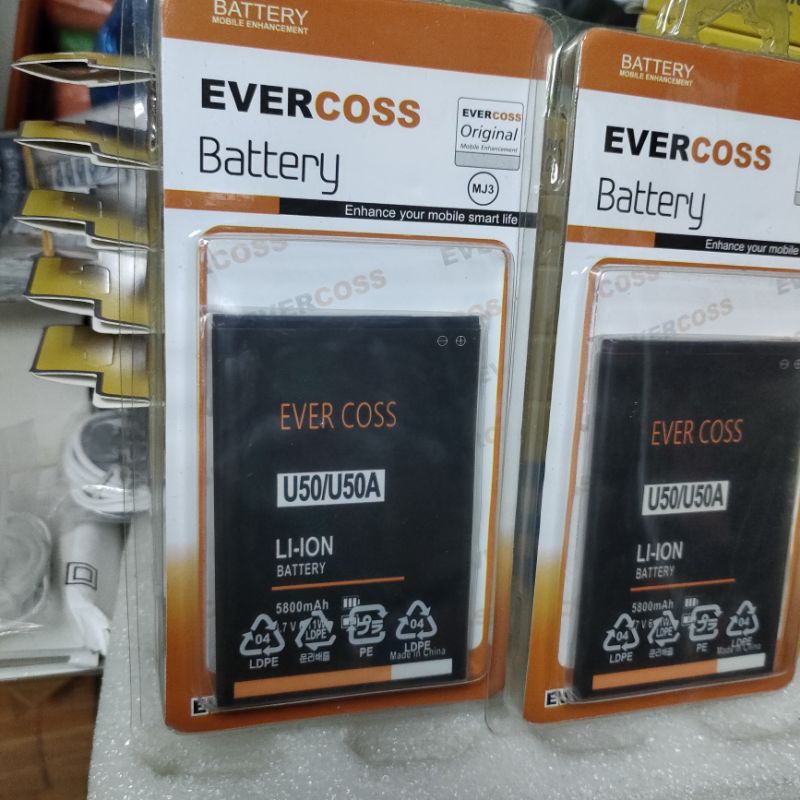 Baterai Evercross U50 Baterai Evercoss U50A Original